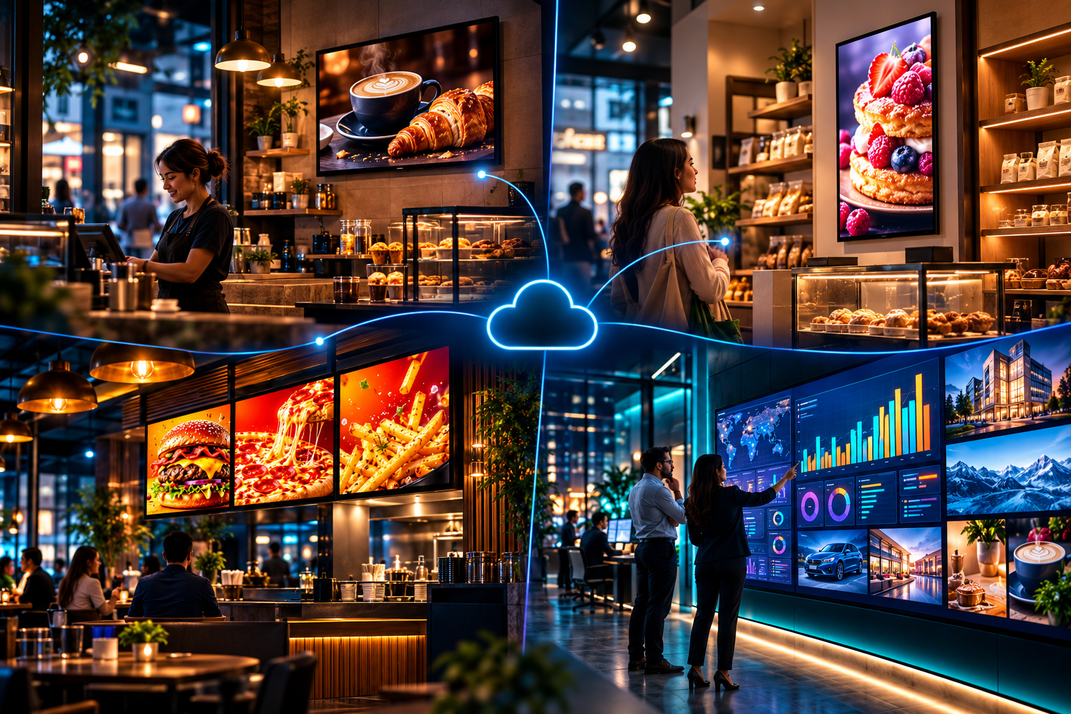 MDDS MonoPlayer en cafeterías, negocios, restaurantes y grandes operaciones