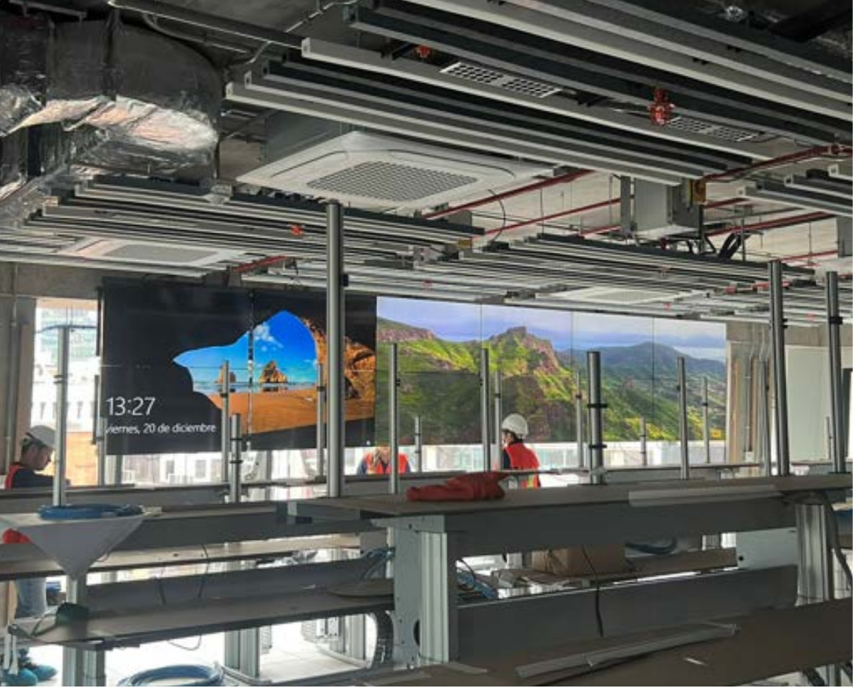Proyecto de sala de control de distribución para ENEL