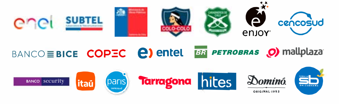 Logos de empresas y organizaciones que han confiado en nuestra experiencia