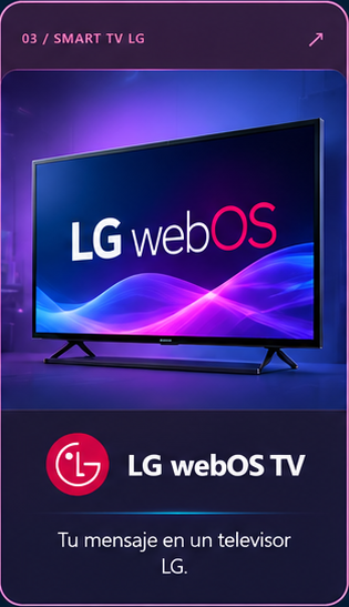 LG webOS TV en MDDS MonoPlayer